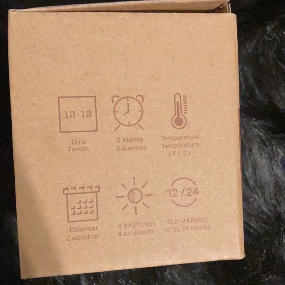 Cloud Nola Marble Alarm Clock - Picture 7 of 7